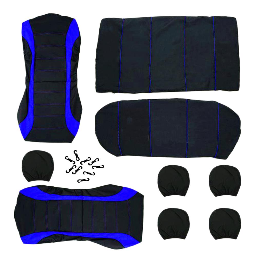 

Front/Rear Car Seat Cushion Fabric Car Seat Cushion Cover Four Season Universal Auto Seat Protector Polyester Automobile Parts