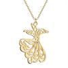 Kinitial Birth Flower Pendants Necklaces For Women Jewelry Ankh Cross Egyptian Leaves Moon Sun Butterfly Chain Choker Collares