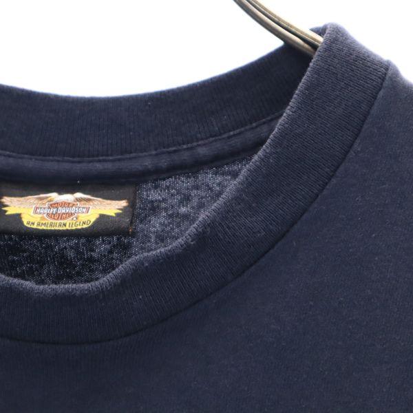 HARLEY DAVIDSON Print Short sleeve T-shirt Black series Men's Used