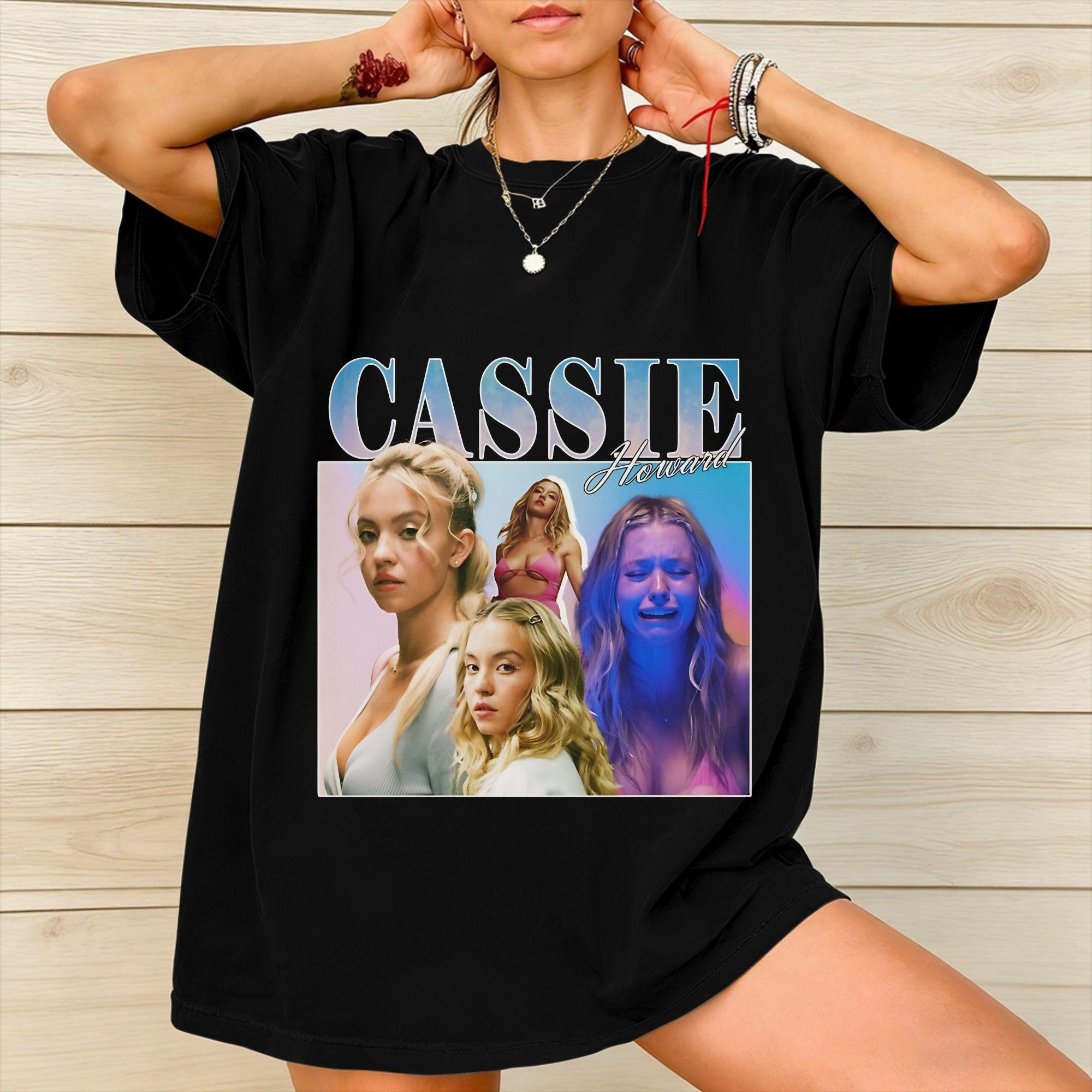Unisex Women Graphic Printed Cassie Howard Sydney Sweeney Tee T Shirt Pure Cotton Tshirts Clothing S