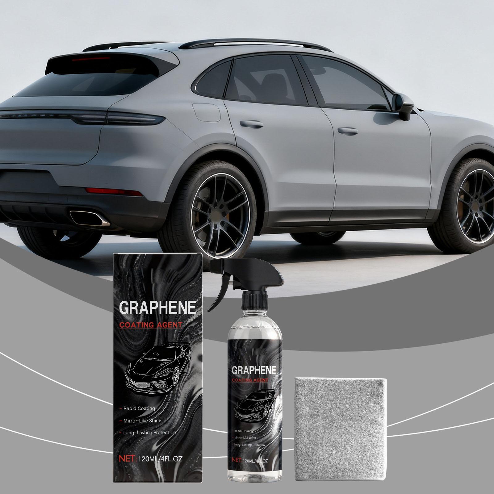 Car Coating Agent, Car Exterior Surface Cleaning, Paint Gloss, Mirror Finish Care Coating Agent, 120ML One Size