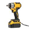 Chave de Impacto Elétrica Plug-in Kalei 220V, Estilo DW Plug Amarelo CN (adaptador incluso)