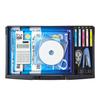 Sanwa Direct Druckerständer, Schreibtisch mit Schublade, Schwarz, 100-PS002