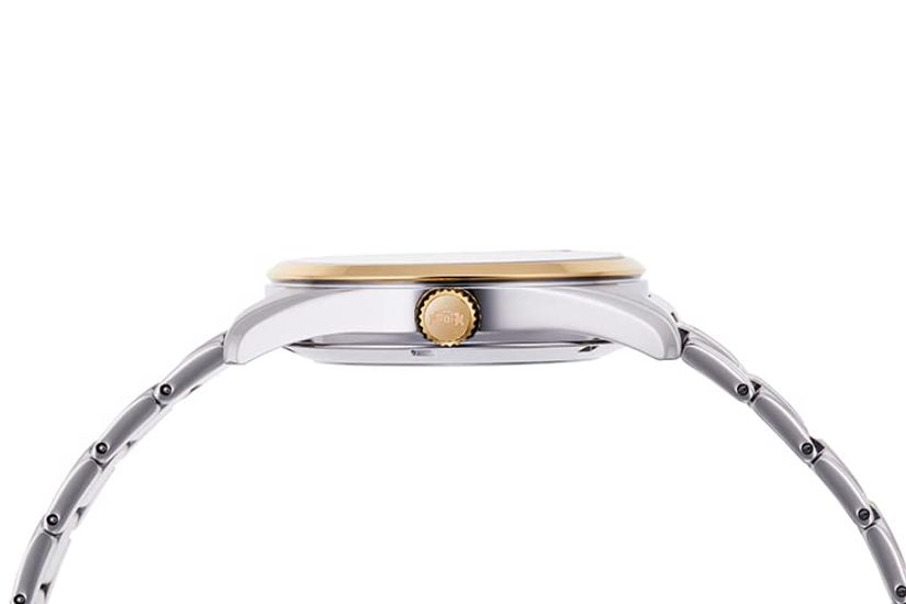 Orient Ceas automat ORIENT Contemporan Semi-schelet Mecanic Automat Intern Garanția producătorului Inimă deschisă RN-AR0006S Bărbați Aur alb