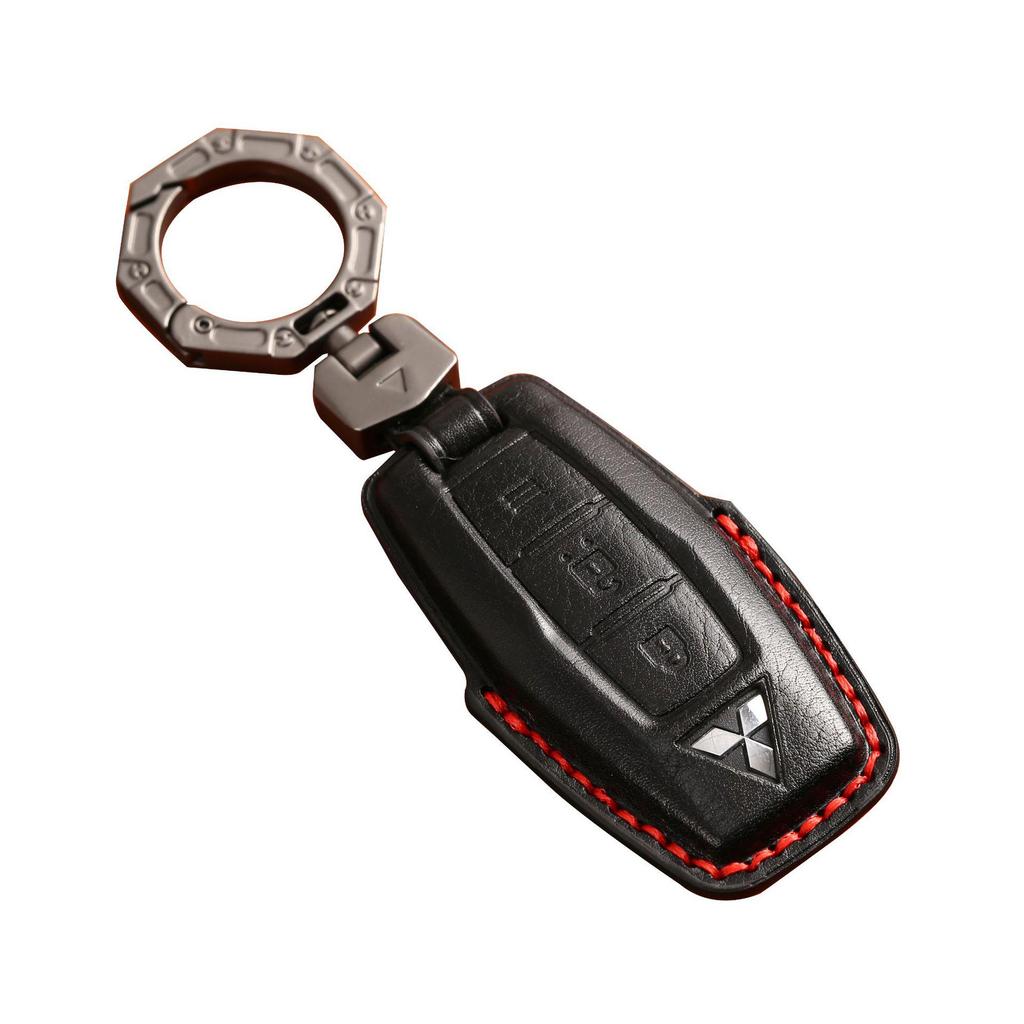 Handcrafted Genuine Cowhide Protective Cover for 2023 Mitsubishi Car Keys