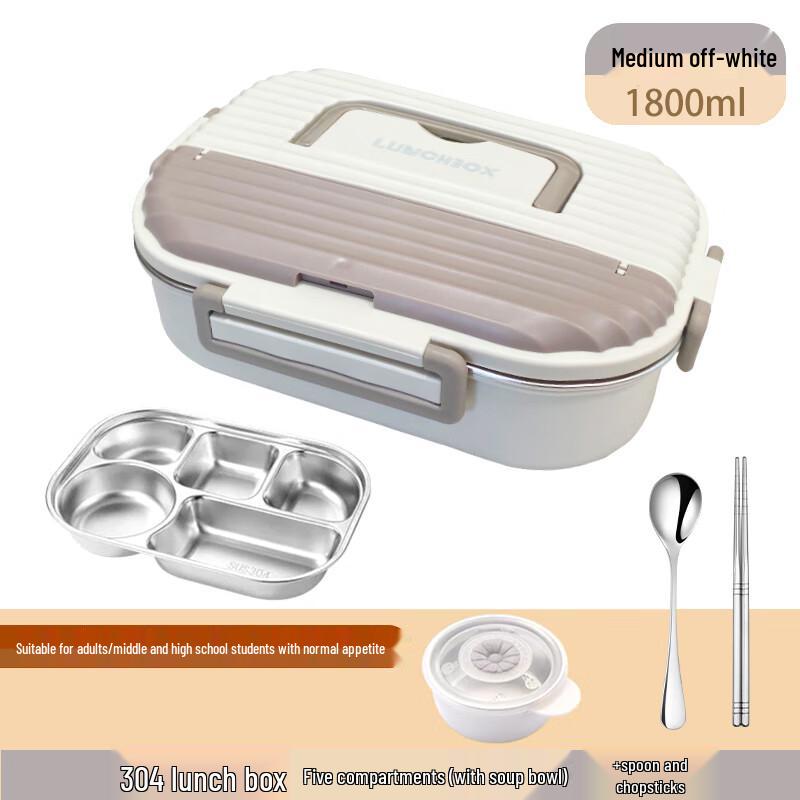 

New Style 304 Stainless Steel Compartmented Lunch Box