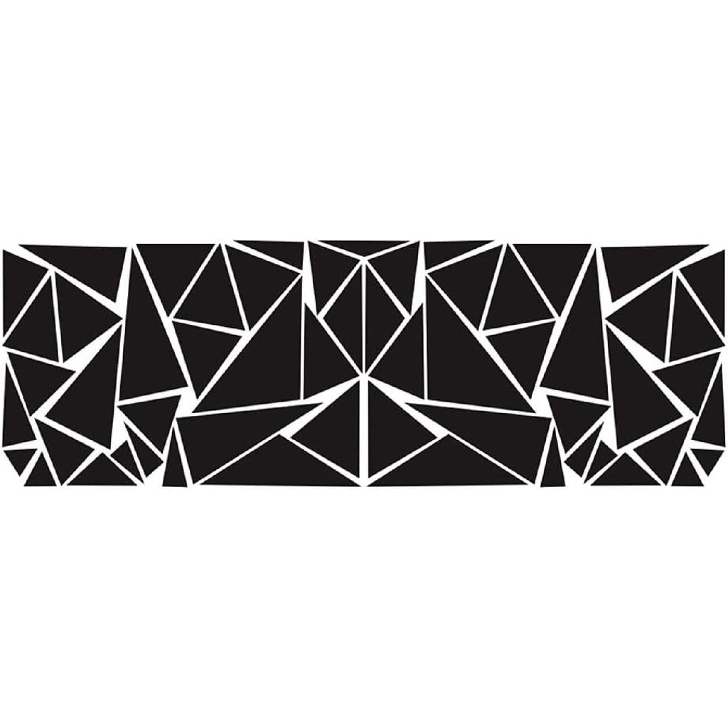 Unique Triangles Vinyl Car Side Stickers Long Stripe Big Car Decals Door Sticker Vinyl Sports Racing Decals Decorative Car Body Decoration