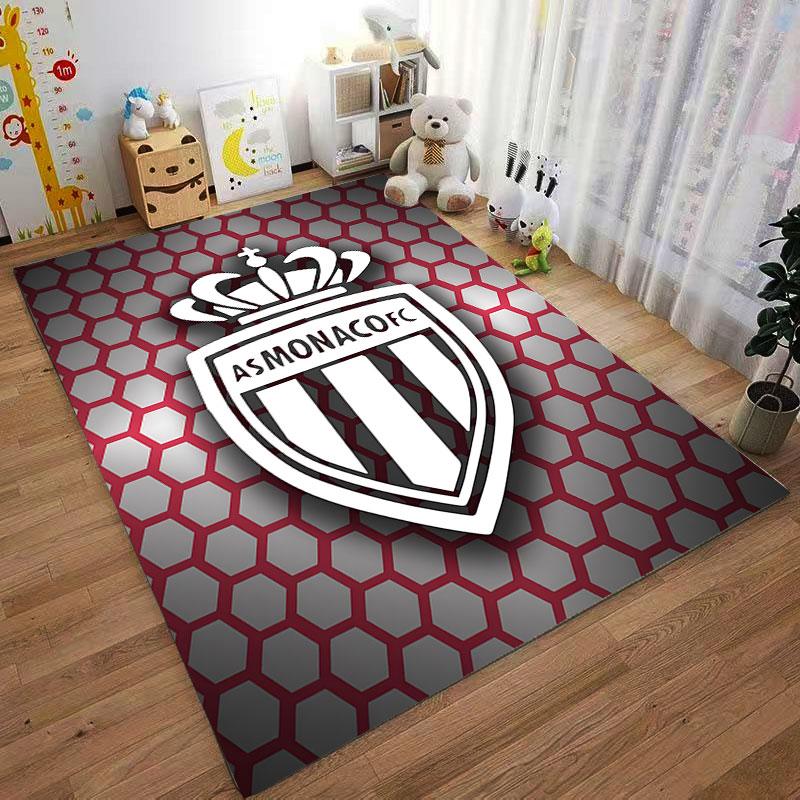 AS Monaco FC Logo Carpet suitable as a non-slip mat for the living room or bedroom sofa