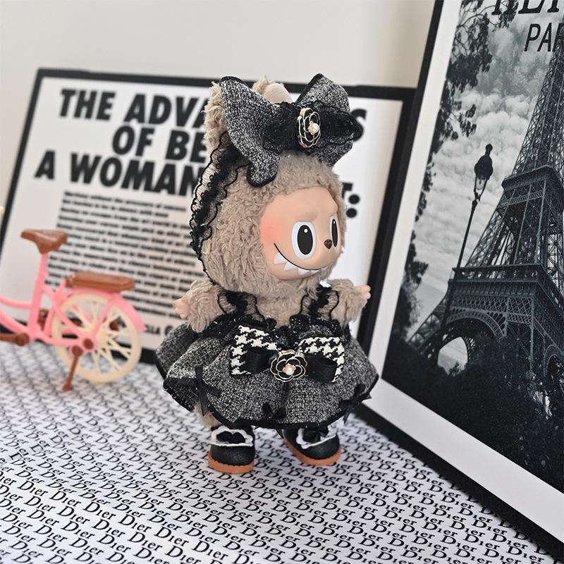 Labubu 17CM Doll Clothes Set: High-Quality Decorative Blind Box Pendant Outfit