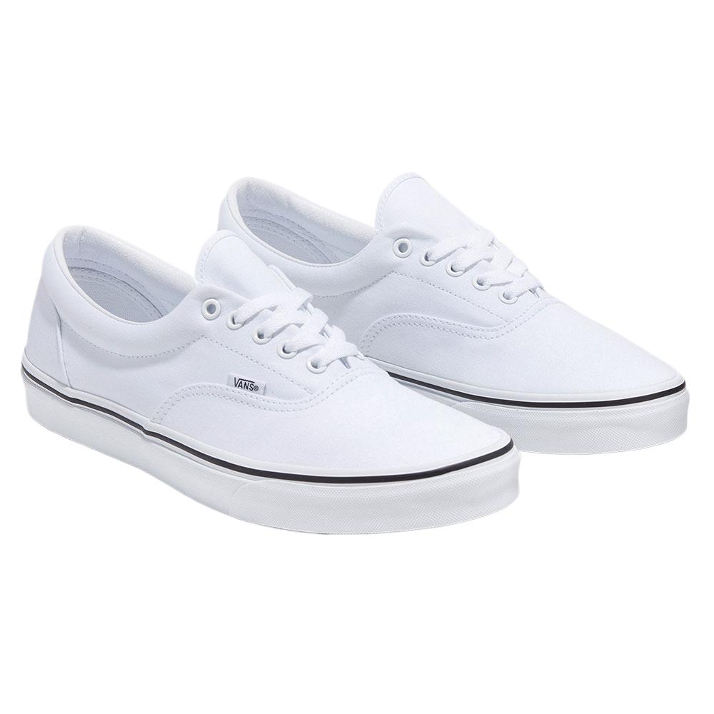 Vans Core Classic Era Comfortable Versatile Fashion Soft Durable Low-Top Skate Shoes Unisex sneaker White VN000EWZW001