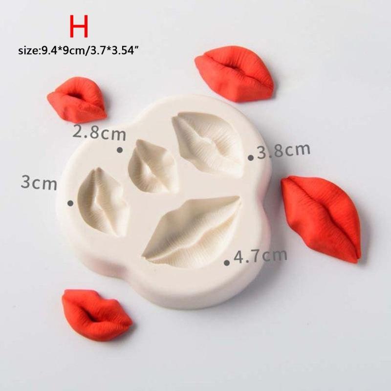 DIY Wax-Melt Moulds Heart Flower Bow-Shape Silicone Molds Chocolate Candy Gummy Molds for Party Cake Decorations Tool