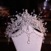 Multipurpose Crystals and Pearls Tiaras for Women Princess Headpieces for Birthday Parties Supplies and Formal Event