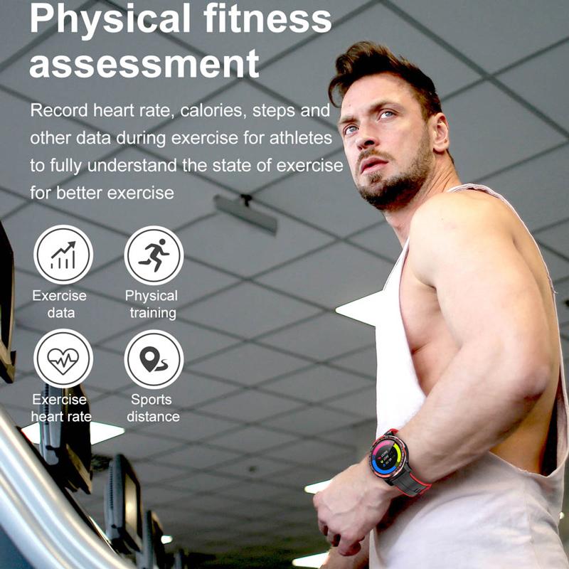Smart Watch Carbon Fiber Men Bluetooth Call 24 Hours Heart Rate Multi-Sport Mode Smartwatch for Android IOS Fitness Tracker