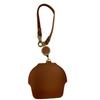 Extendable Reading Magnifying Glass Easy-pull Buckle PU Leather Key Chain  Seniors