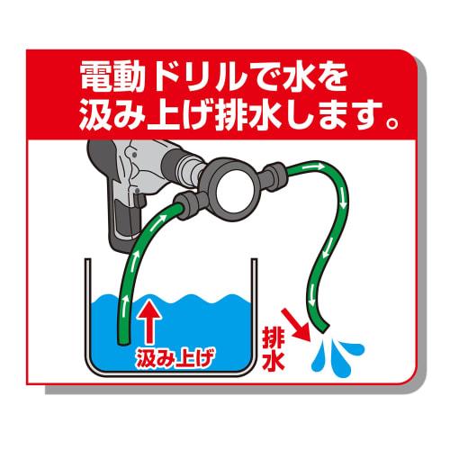 Takagi Stainless Steel EARTH MAN Electric Drill Pump Drill Pump Hexagonal Shaft 6.35mm