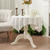 Stylish Lace Tablecloth For Centerpiece Decoration Washable Polyester Fabric Home Accent