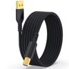 Gold-Plated USB to Type-C/B Male Printer Cable