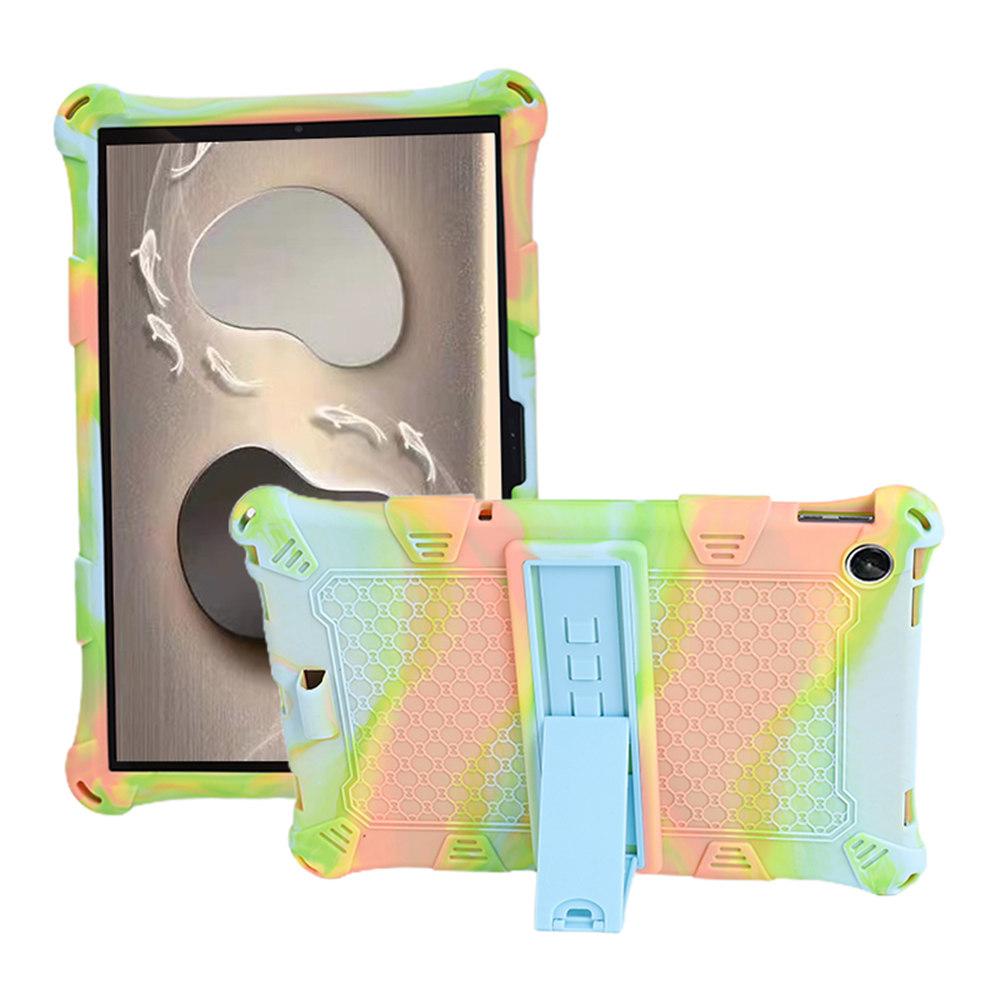 Soft Silicone Kids Safe Case For Lenovo Tab M10 3rd Gen 10.1 TB-328FU M10 Plus 10.6inch TB-125FU 128FU Tablet Kickstand Cover