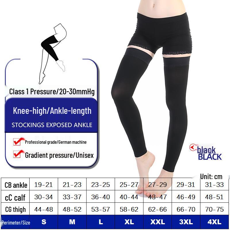 Unisex Skarpety Kompresyjne za Kolano i Rękawy na Łydki do Sportu