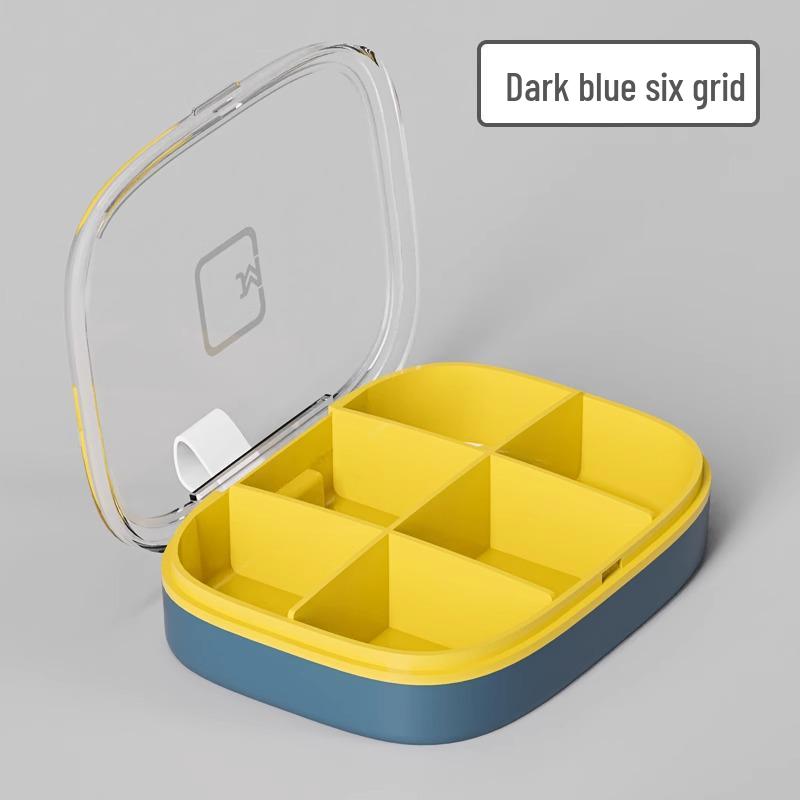 7-Day Portable Pill Organizer: Large Capacity, Morning-Noon-Evening Compartments, Compact Weekly Dispenser