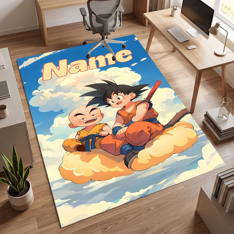 Dragon Ball (19) Personalisierter Name Büro Teppich Stilvolle Dekoration für Wohnzimmer Schlafzimmer Küche