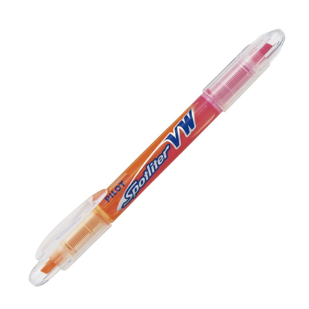 Pilot Spotlighter VW Twin Pink Orange 10 SVW150SL10PO & Highlighter, Pens,