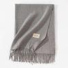 Unisex Warm Faux Cashmere Scarf Shawl