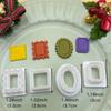 4pcs Holiday Photo Frame Cookie Cutters Stamp Biscuit Molds with Hollow Details for Christmas Halloween DIY Handmade Baking 1