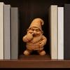 3D-gedruckte Gartenzwerg-Figur, Cartoon-Zwergstatue mit Nasenbohren, DIY-Bemalung Zwergskulptur für Heim-Büro-Schreibtisch-Dekoration