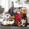 Colorful Cats Home Customize Your Name Blankets Soft Cozy Lightweight Allseason Multiuse Blanket For Couch Office Bed Living Room Picnic Perfect Gift