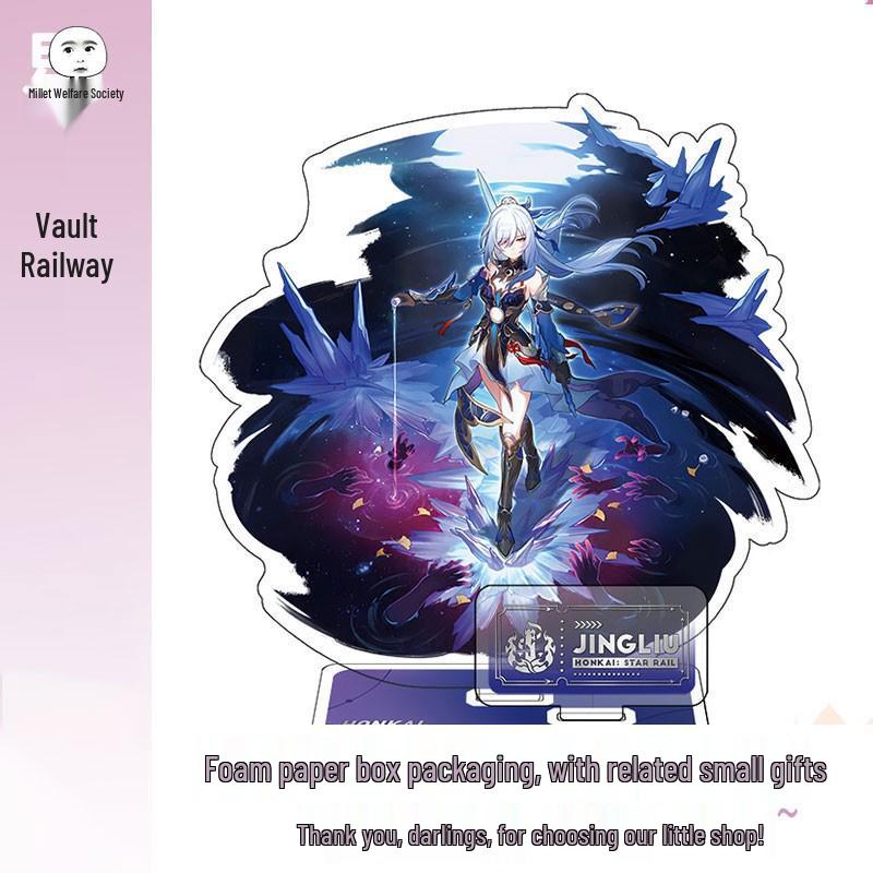 miHoYo Star Rail Firefly Dan Heng Luna Figurine Set: Acheron, Aventurine, Kafka, Silver Wolf, Jingliu, Xueyi Standees