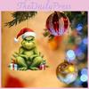 Creative Acrylic Grinch Christmas Tree Decoration Cartoon Ornament For Home And Car