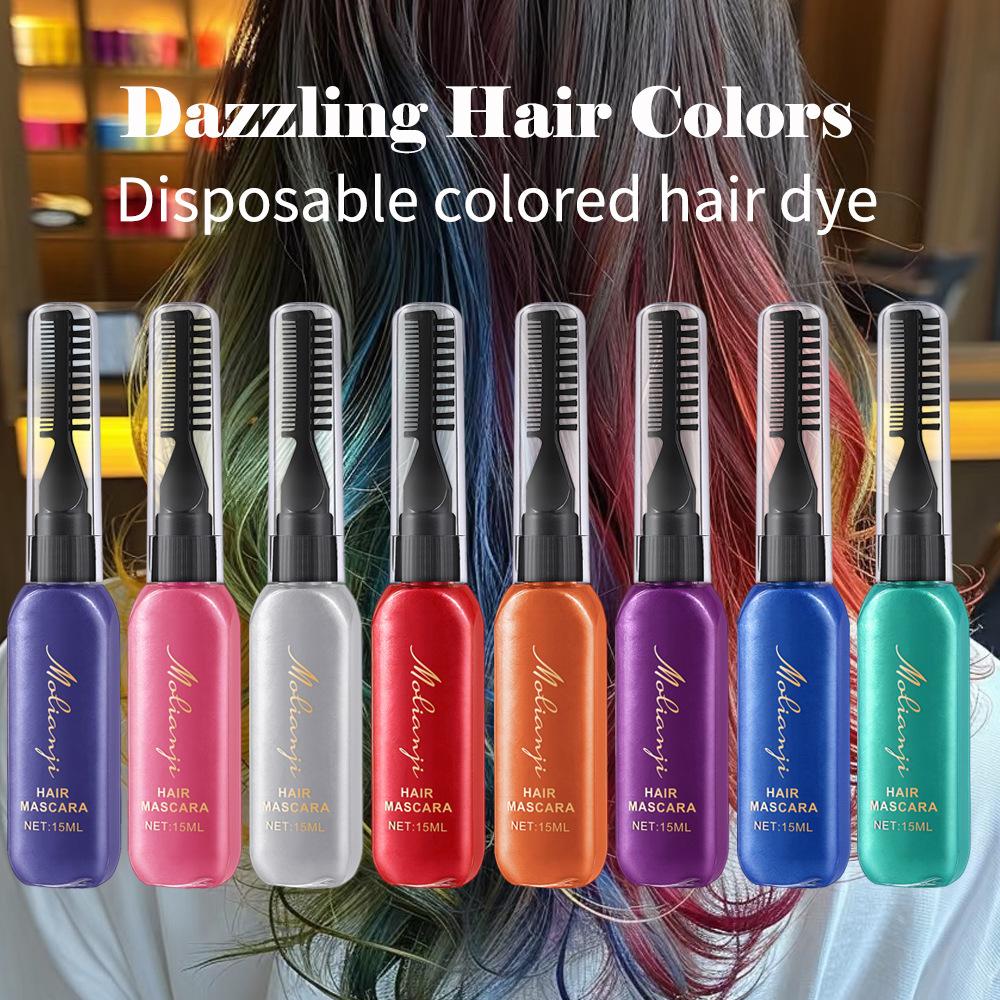 Disposable Hair Dye Hair Cream Plant Natural Whitening Dual-purpose Mascara
