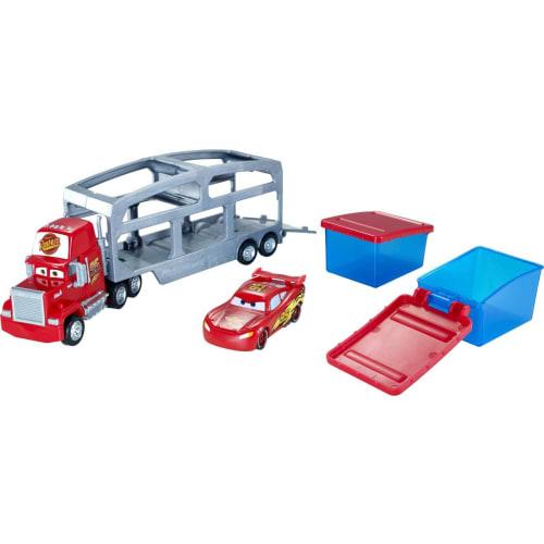 Disney Cars Miniature Cars Color Changers / Mack Dip and Dunk Trailer (Changes color when you pour water on it!)
