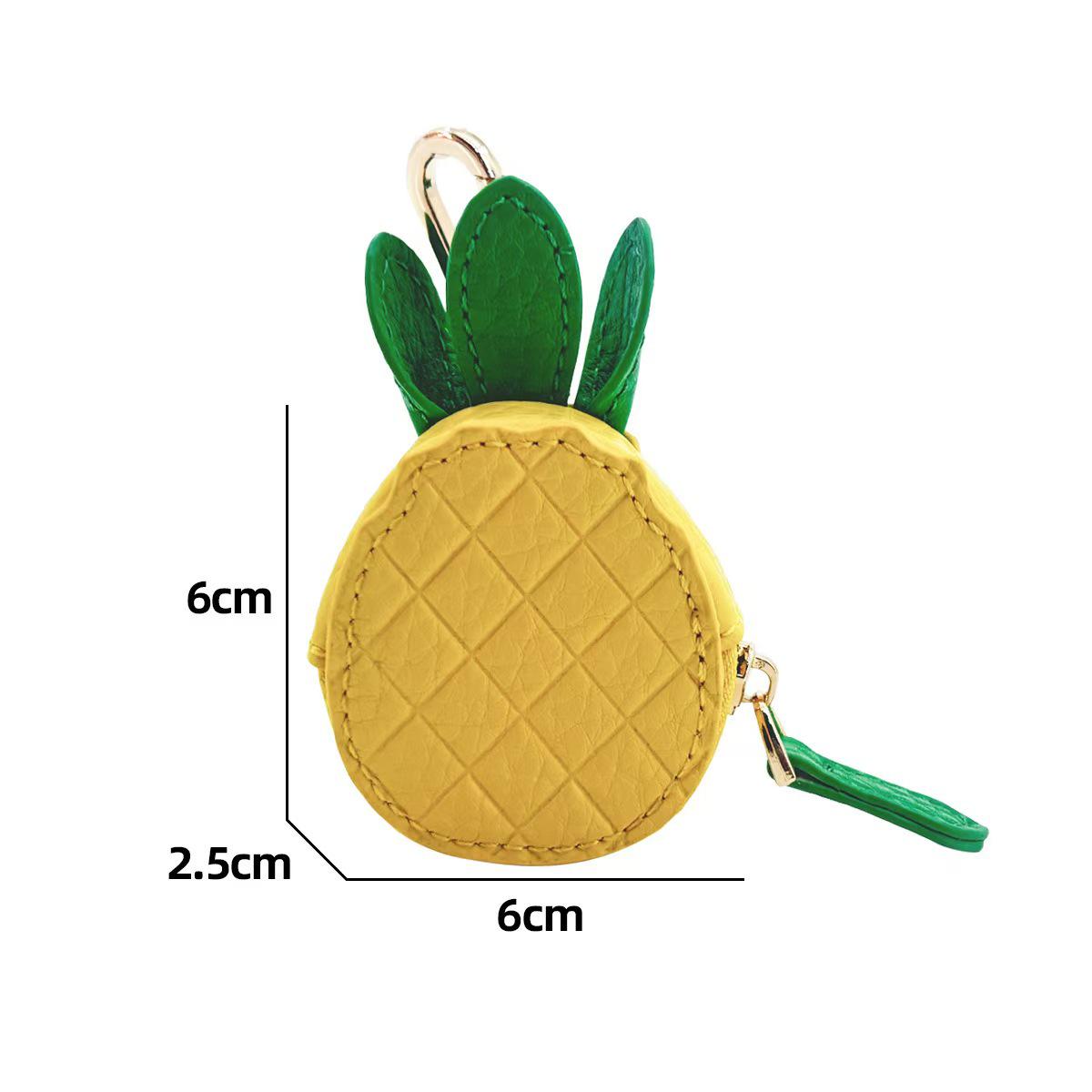 

Popular Fruit Coin Purse Keychain: Fresh, Simple, Anti-loss Pendant Bag Charm Contact Seller