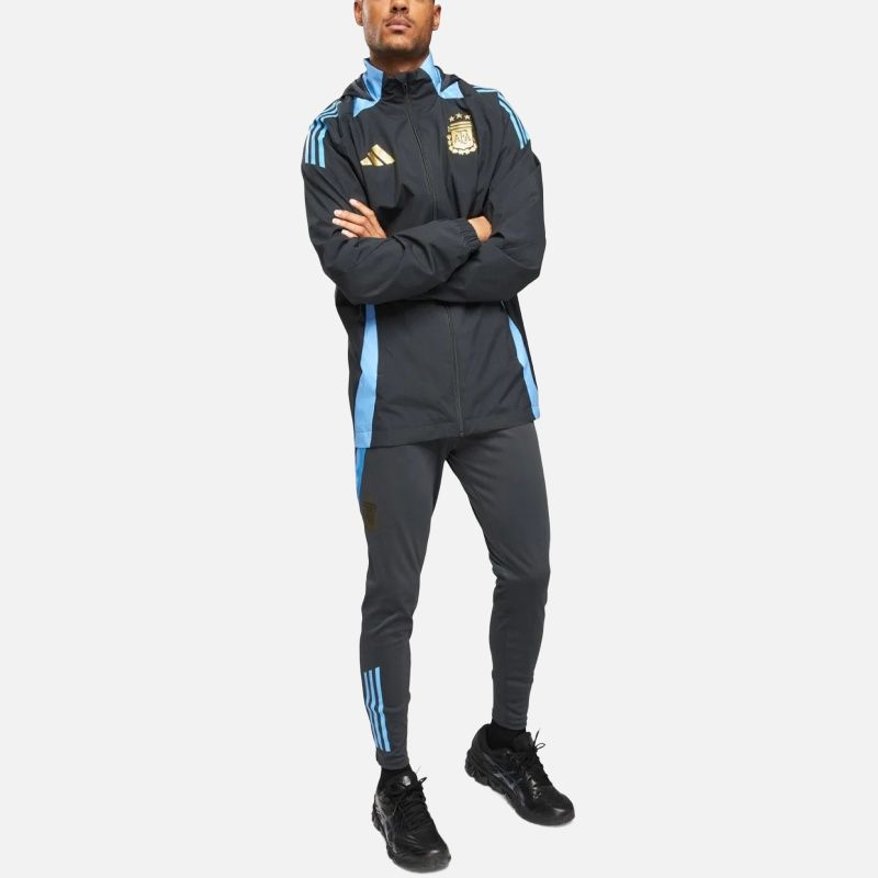 adidas Argentina AEROREADY Waterproof Windproof Hooded Zip Jacket Men Jacket IQ0809