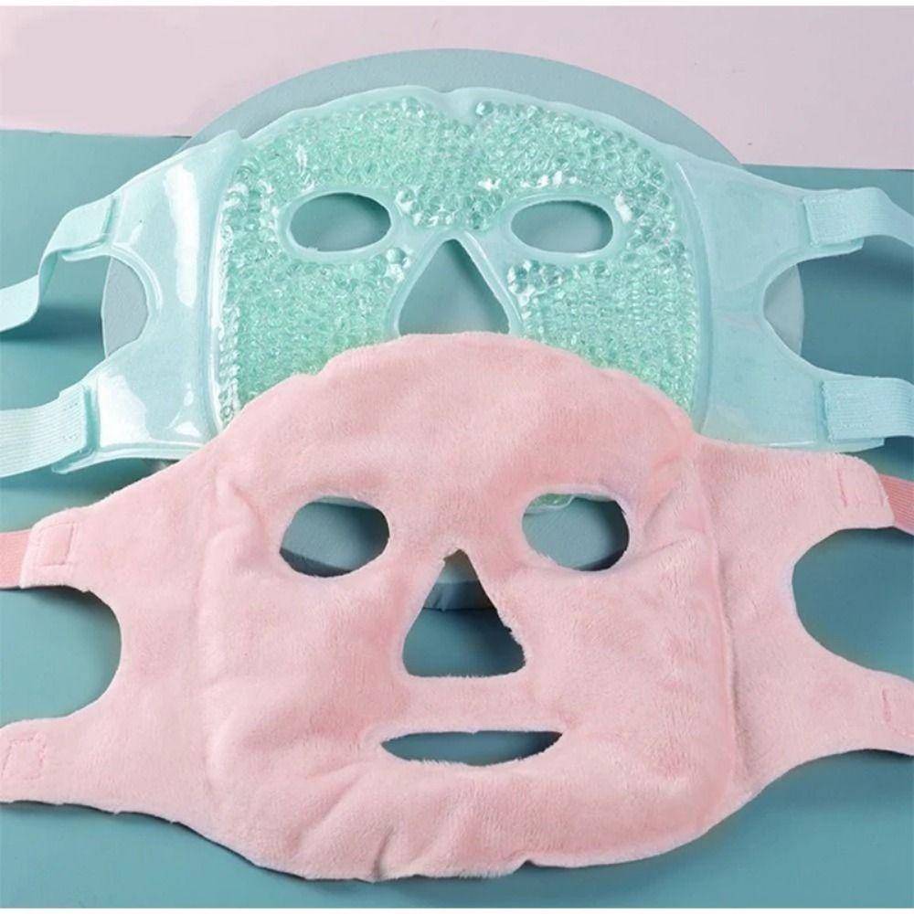 Cooling Massager Cooling Sleep Mask with Gel Ice Beads Gel Beads Eye Mask  Face Skin Care