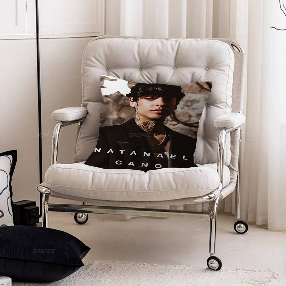 

Rapper Natanael Cano Cushion Cover Pillowcase Upholstery Sofa Throw Pillow Home Decor Pillowcas 30cmx30cm