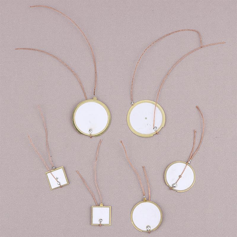 5Pcs 13Mm 21.5Mm 27Mm Piezoelectric Ceramic Wafer Plate Piezo Ceramic Buzzers Double-Sided Brass Ultrasonic Buzzer For Speaker