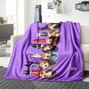 1Pc Kpop Mini Figures Blanket Soft Throw Blanket For Home Bedroom Bed Sofa Travel Office Solid Christmas Blanket