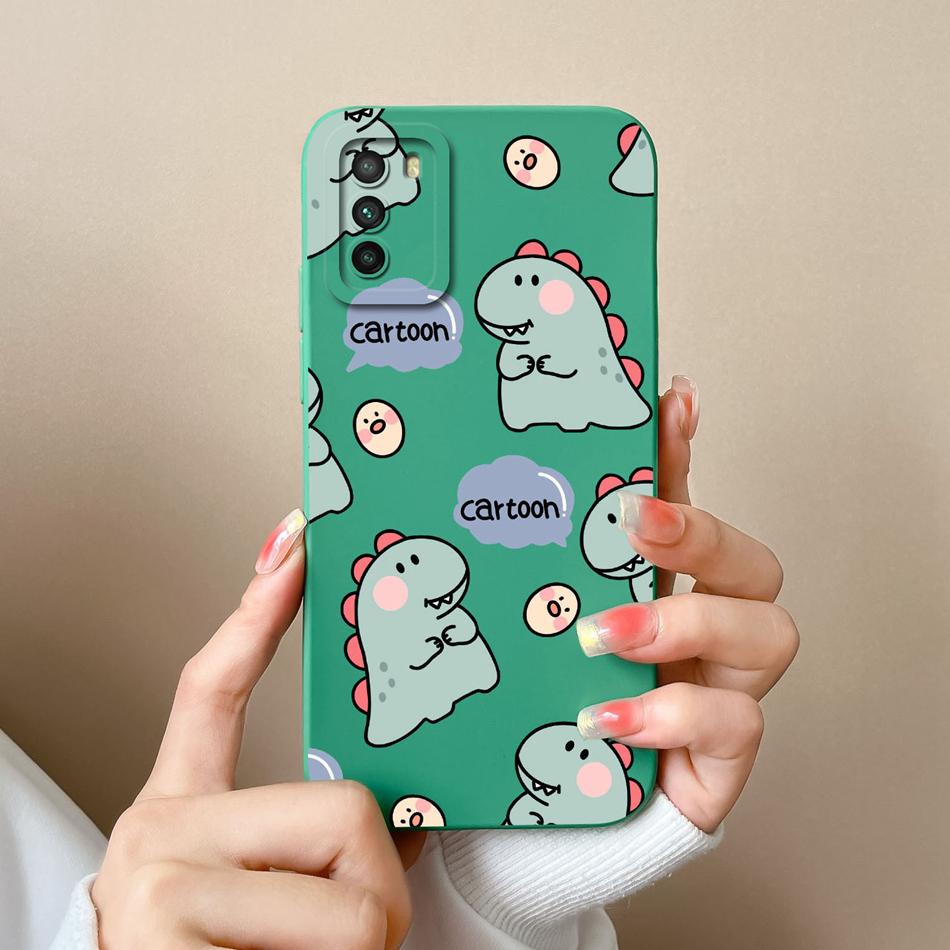 Fun Case For Xiaomi Poco M3 Pro Cute Soft Smooth Liquid Silicone Full Protection Anti Choc Phone Cover For Poco M 3 M3Pro Shell