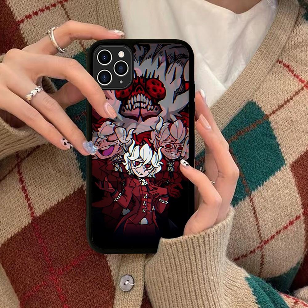 Helltaker Phone Case Silicone PC+TPU For For IPhone 11 12 13 14 15 16 Plus Pro Max Cover