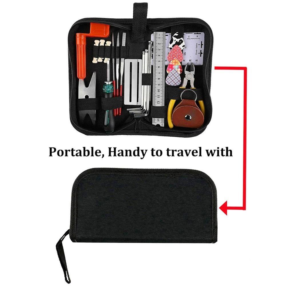 26pcs/set 26in1 Guitar Maintenance Tools DIY Guitar Tool Kit for Set Up  for Ukulele Luthier Banjo