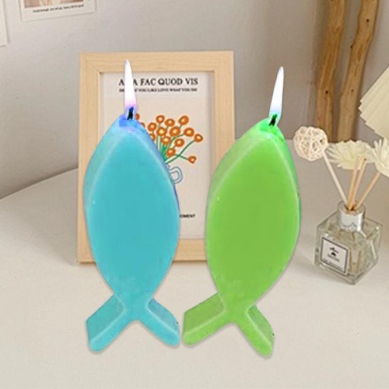 Candle Stick Holder Silicone Mold 3D Fish Resin Mold Candle Holder Silicone Resin Mold Cute Silicone Candle Holder Mold