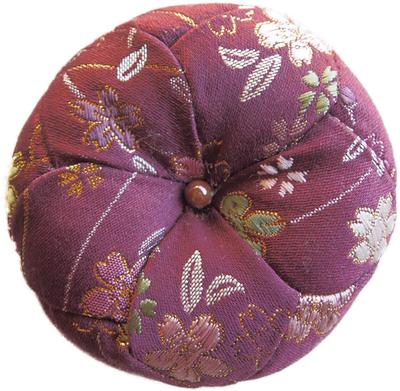 Round Bell Cushion, Mio (Size 4, 12cm Diameter, Purple)