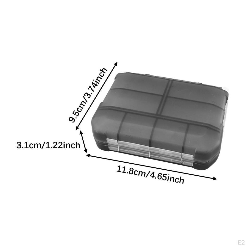 Fishing Tackle Box Accessories Adjustable Compartment with Removable Dividers Lures