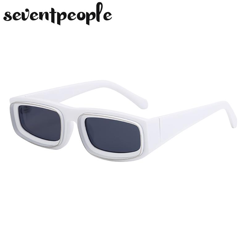 Small Frame Rectangle Sunglasses Women  Luxury Brand Designer Fashion Square Sun Glasses For Men Rectangular Shades Eyewear