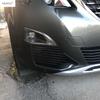 Front Fog Lights Lamp Eyelid Eyebrow Strip Cover Trim ABS Chrome  / Carbon Fiber Accessories For Peugeot 3008 3008GT 2017 -