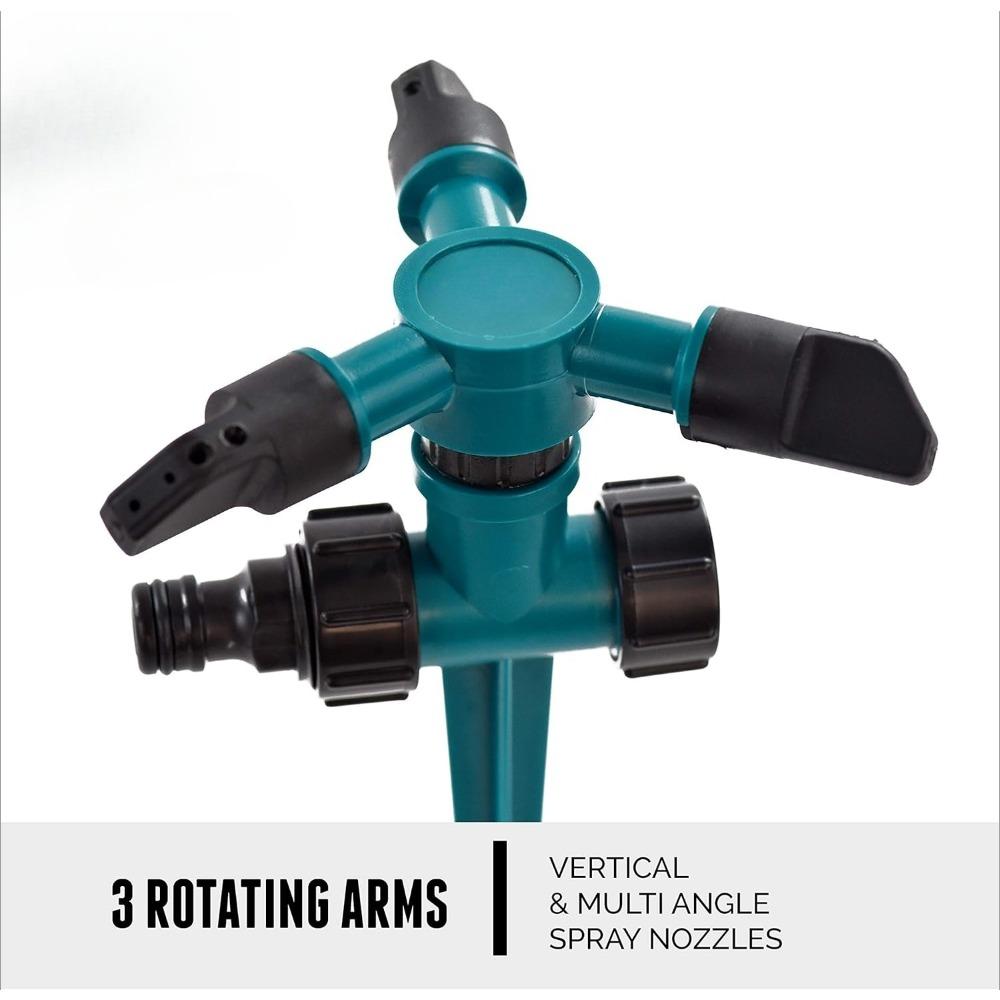 1pc Degree Raised Rotating Garden Lawn Water Sprinkler Irrigation System,Automatic 360 ° Rotating Garden Lawn Sprinkler