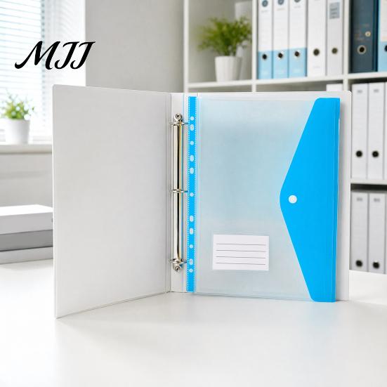 Schutzhüllen für Büro-Dokumententasche, 11-Loch-Loseblatt-Design, Hochtransparente Blattprotektoren, Ringbuch-Einstecktaschen mit